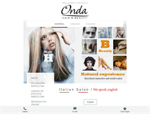 Tablet Screenshot of ondasalon.com